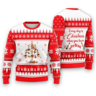 Jim Beam Christmas Tree Christmas Whiskey Ugly Sweaters