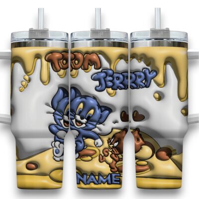 3D Tom & Jerry Stanley Tumblers 40z