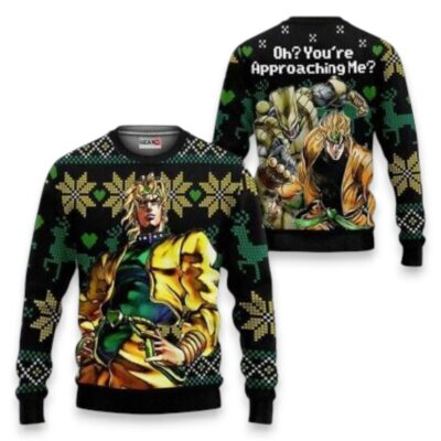 You're Approaching Me? Christmas Jojo's Bizarre Adventure Ugly Sweaters