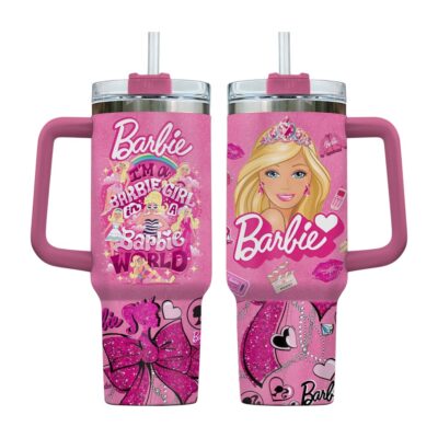 I'm A Barbie Girl Barbie Stanley Tumblers 40z