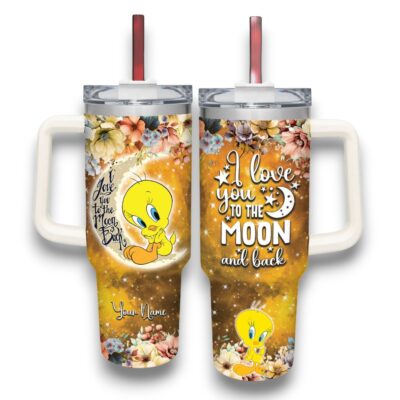 Love You To The Moon And Back Looney Tunes Stanley Tumblers 40z