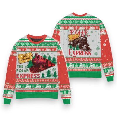 Christmas The Polar Express Ugly Sweaters