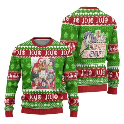Christmas Jojo's Bizarre Adventure Ugly Sweaters