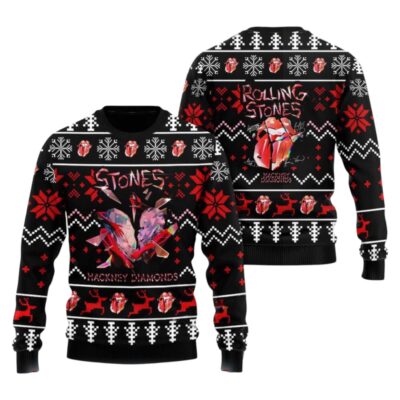 Hackney Diamonds Christmas The Rolling Stones Ugly Sweaters