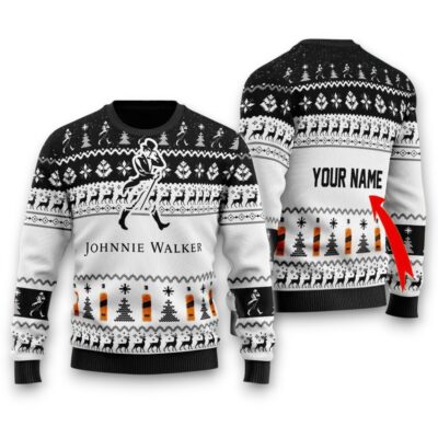 Johnnie Walker Christmas Whiskey Ugly Sweaters