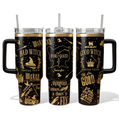 Wicked Laser Engraved Stanley Tumblers 40oz