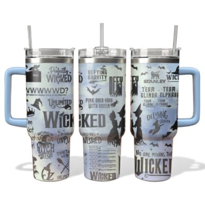 Wicked Laser Engraved Stanley Tumblers 40oz