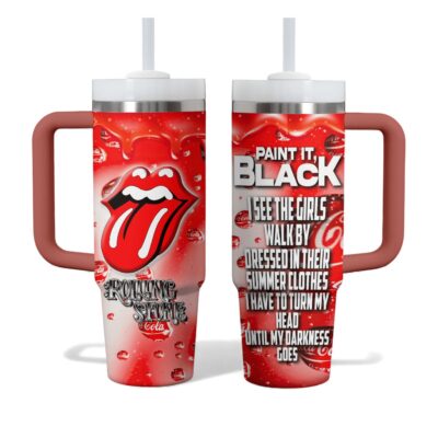 Paint It Black The Rolling Stones Stanley Tumblers 40z
