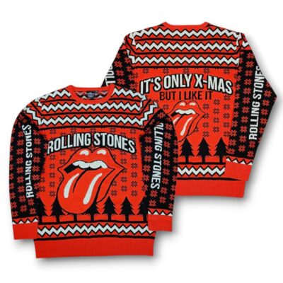 It's Only Xmas But I Like It Christmas The Rolling Stones Ugly Sweaters