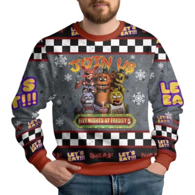 Join Us Christmas Five Nights at Freddy’s Ugly Sweaters