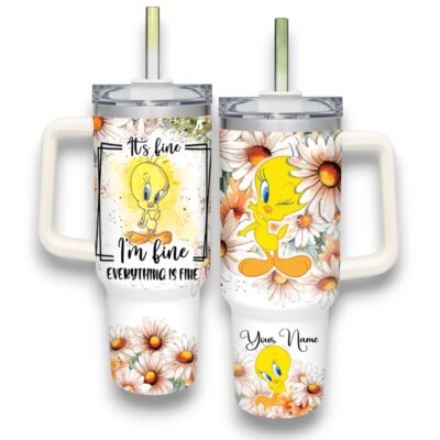 Everything Is Fine Looney Tunes Stanley Tumblers 40z