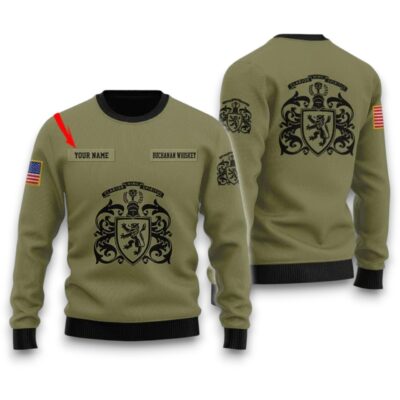 Buchanan's USA Flag Christmas Whiskey Ugly Sweaters