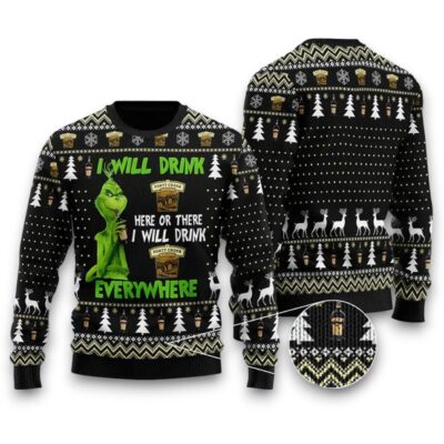 Forty Creek The Grinch Christmas Whiskey Ugly Sweaters