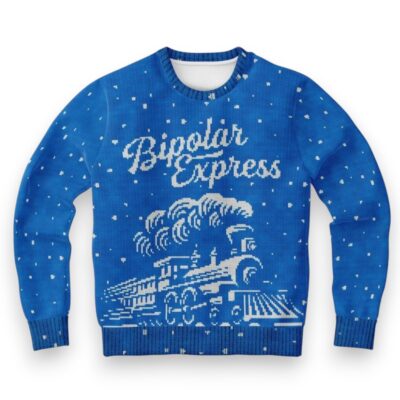 Bipolar Express Christmas The Polar Express Ugly Sweaters