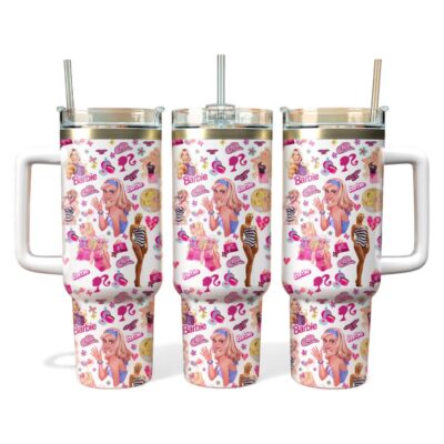 Pattern Barbie Stanley Tumblers 40z