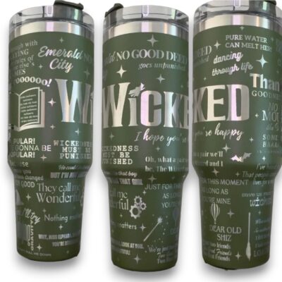 Wicked Laser Engraved Stanley Tumblers 40oz