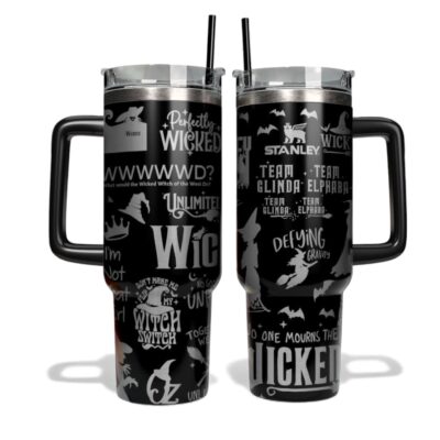 Wicked Laser Engraved Stanley Tumblers 40oz