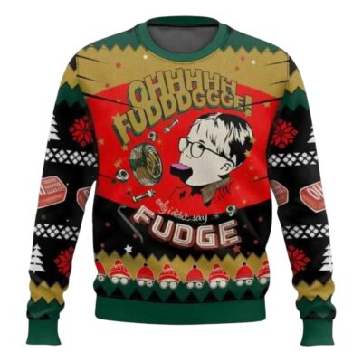 Fudge A Christmas Story Ugly Sweaters