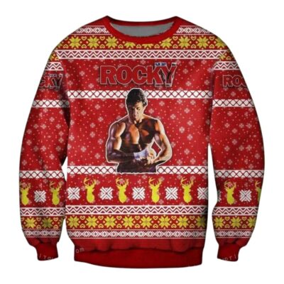 Christmas Rocky Ugly Sweaters