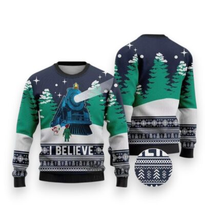 I Believe The Polar Express Ugly Sweaters