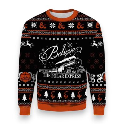 Believe The Polar Express Ugly Sweaters
