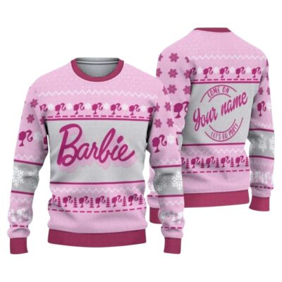Christmas Barbie Ugly Sweaters