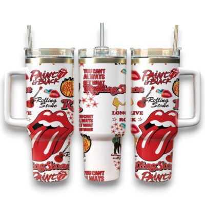 Paint It Black The Rolling Stones Stanley Tumblers 40z