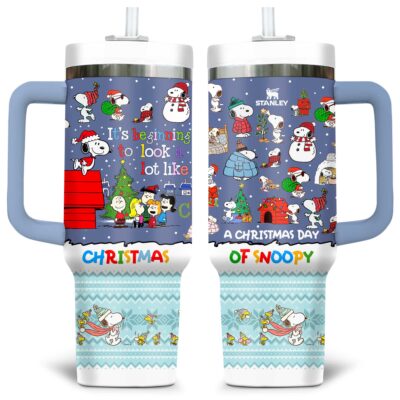 A Christmas Day of Snoopy Stanley Tumblers 40z
