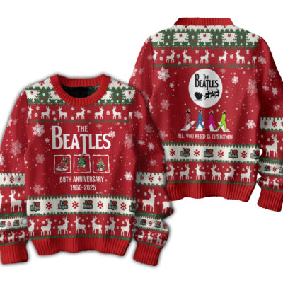 65th Anniversaries The Beatles Ugly Sweaters