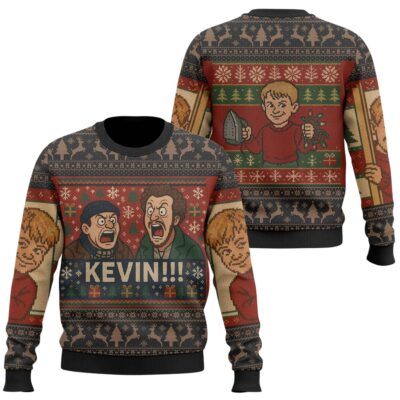 Retro Christmas Home Alone Ugly Sweaters