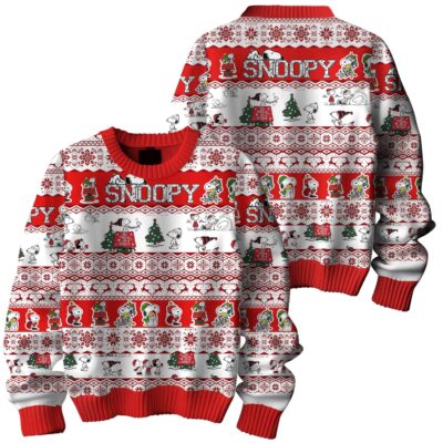 Joyful Snoopy Ugly Sweaters