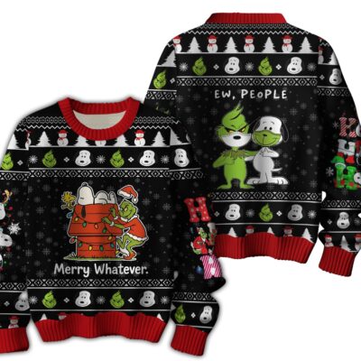 The Grinch x Christmas Snoopy Ugly Sweaters