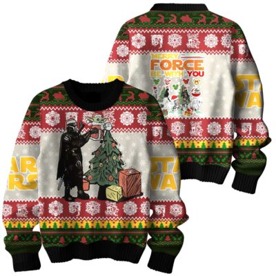 Merry Force-mas Christmas Star Wars Ugly Sweaters