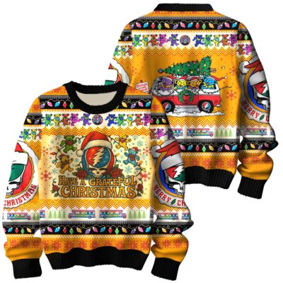 Colorful Grateful Dead Ugly Sweaters