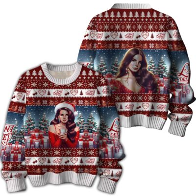 Snowy Christmas Lana Del Rey Ugly Sweaters