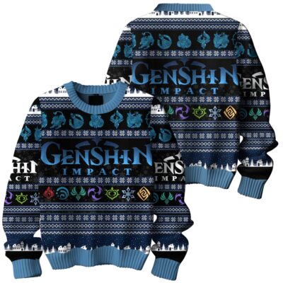 Teyvat Genshin Impact Ugly Sweaters