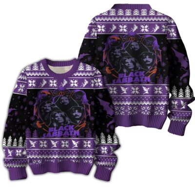 Christmas Black Sabbath Ugly Sweaters