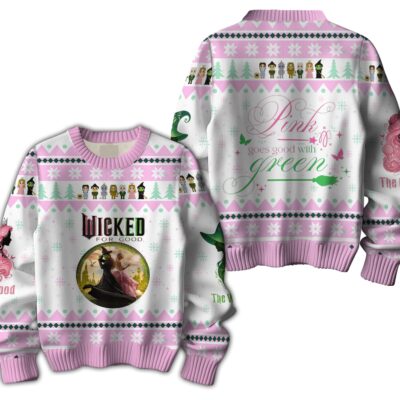 Pink Goes Good With Green New Release Wicked Ugly Sweaters