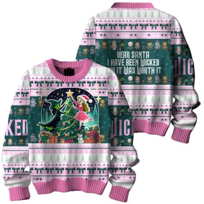 Dear Santa, I've Been Wicked Christmas Wicked Ugly Sweaters
