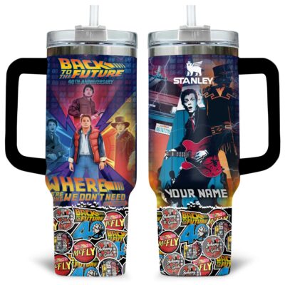 Marty McFly Anniversaries Back to the Future Stanley Tumblers 40z