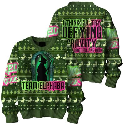 Team Elphaba Christmas Wicked Ugly Sweaters