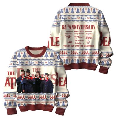 65th Anniversaries The Beatles Ugly Sweaters