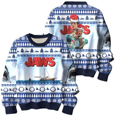 Christmas Jaws Ugly Sweaters