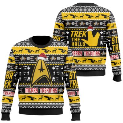 Christmas Star Trek Ugly Sweaters