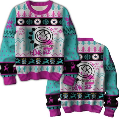 Christmas Blink-182 Ugly Sweaters
