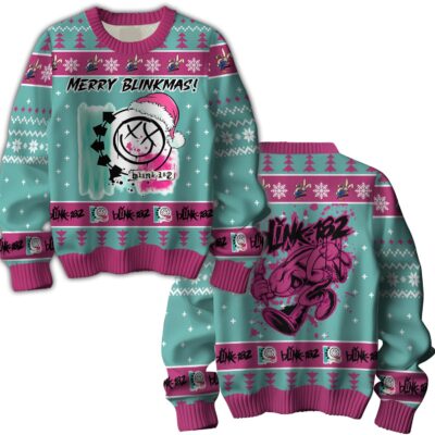 Christmas Blink-182 Ugly Sweaters