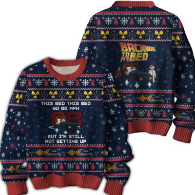 Crossover Back to the Future Ugly Sweaters