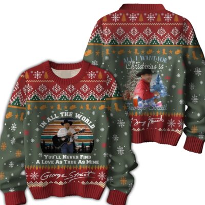 Crossover George Strait Ugly Sweaters