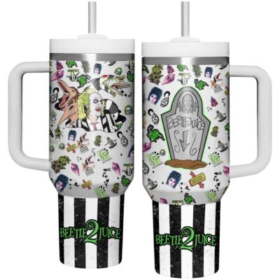 Spooky Beetlejuice Stanley Tumblers 40z