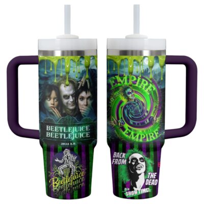 Epic Beetlejuice Stanley Tumblers 40z